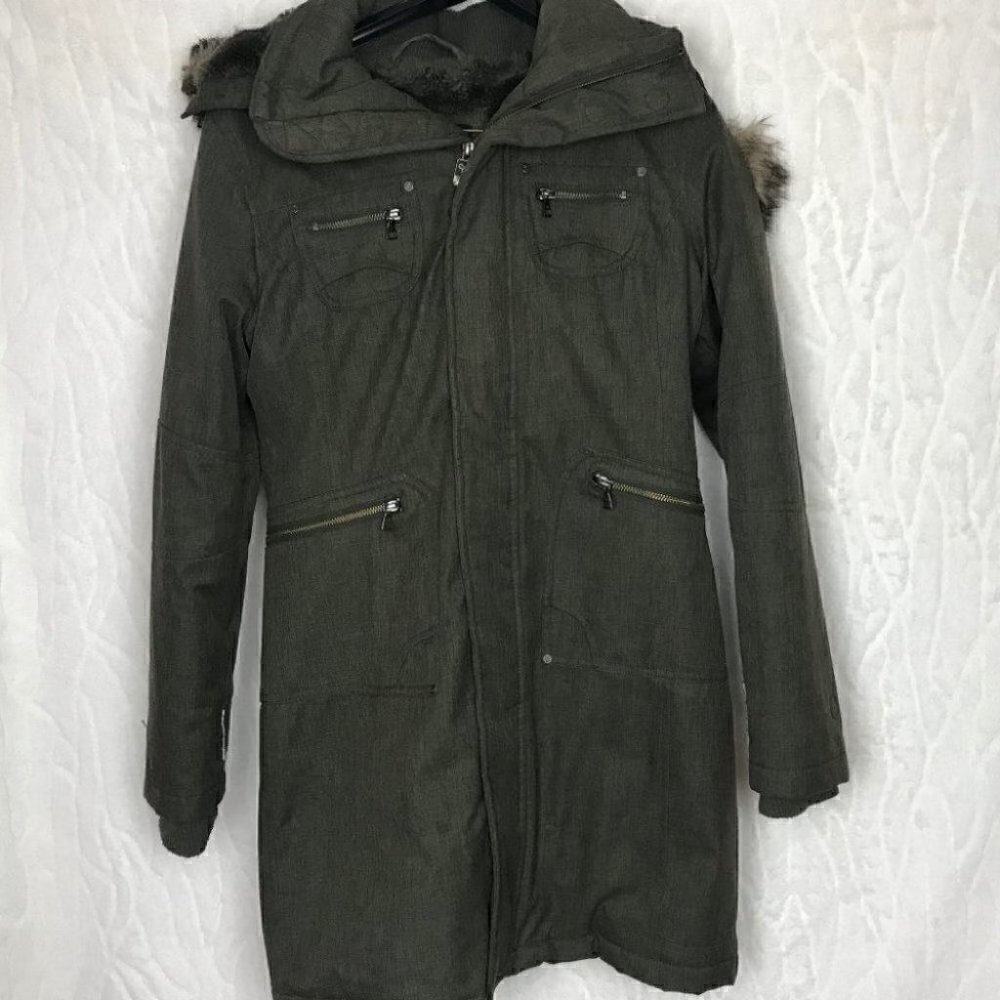Tna Verbier Green Winter Coat Size XS